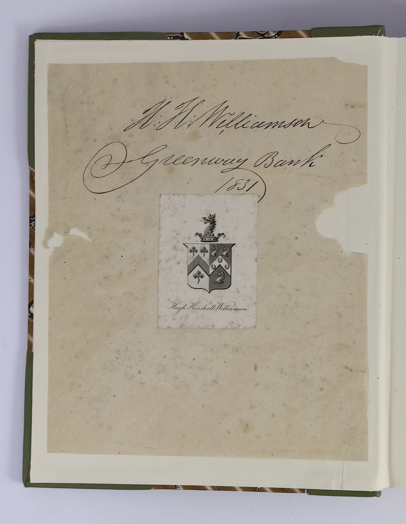 STAFFORDSHIRE: Harwood, Rev. Thomas - The History and Antiquities of the Church and City of Lichfield ... 7 plates (1 folded), 2 plans, a folded table, and some text engravings